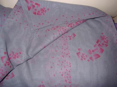 2 x 2 voile printed ~manchester print-58&quot; - The Fabric Factory