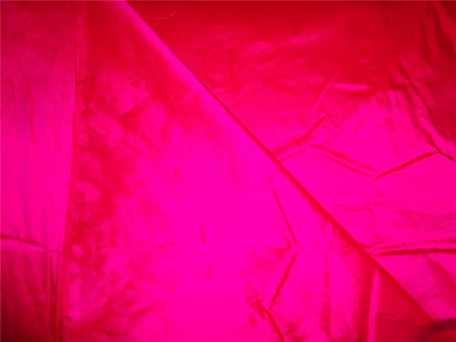 silk dupioni silk 54&quot; width -Shocking Pink colour