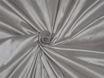 100% Pure SILK Dupion FABRIC silver colour 54&quot; wide DUP237[2]