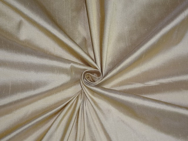 100% Pure SILK Dupioni FABRIC Golden Yellow x Purple color colour 54&quot; wide
