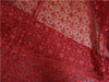 Embroidered RED net fabric