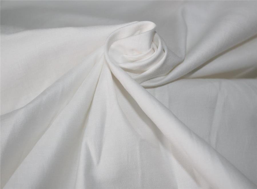Viscose Lycra Satin fabric 40&quot;Wide Ivory Color