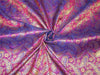 Brocade fabric Purple x metallic Gold Color 44&quot;BRO596[3]