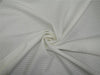 White neoprene/ striped scuba thin fabric ~ 59&quot; wide