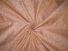 Brocade fabric Dusty pink x metallic gold color 44&quot; wide