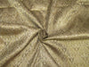 Brocade fabric brown x metallic gold color 44&quot; wide Bro624[4]