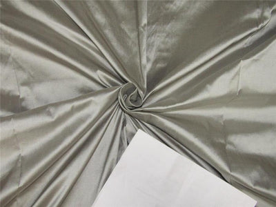 100% pure silk dupioni fabric dusty grey color 54&quot; wide DUP#D[3]