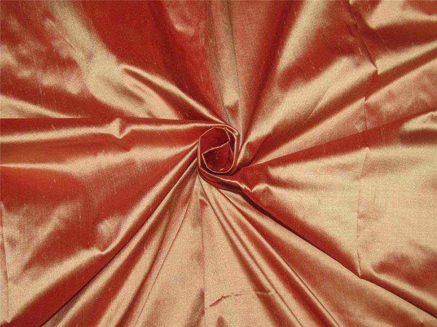100% pure silk dupion fabric red x gold shot color 54" wide DUPSOLIDC[6]