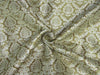 Heavy Brocade fabric cream x metallic gold color 36&quot;wide