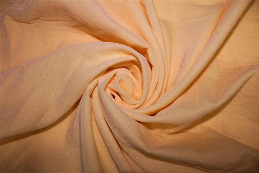 100% Micro Velvet Peach Fused Fabric ~ 44&quot; wide [9137]