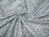 100% Cotton Satin Ivory,grey &amp;blue 58&quot; Color print Using Discharge Printing Method