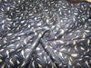 100% COTTON SATIN Navy Color print 58" wide using Discharge Printing Method [8693]