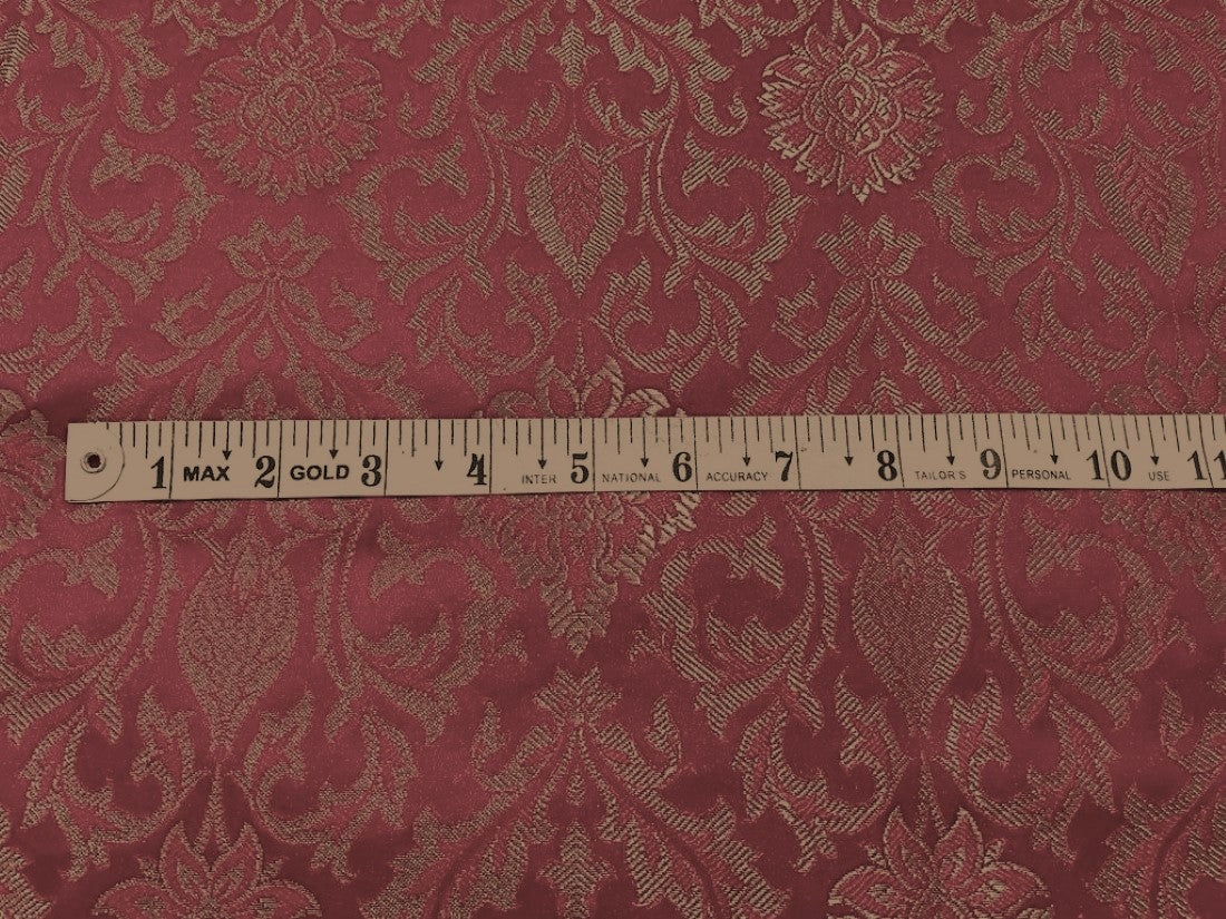 Brocade jacquard fabric 44" wide ~available in six colors Watermelon, Electric Blue,Dusty Mint,Sea Blue,Hot Pink BRO829