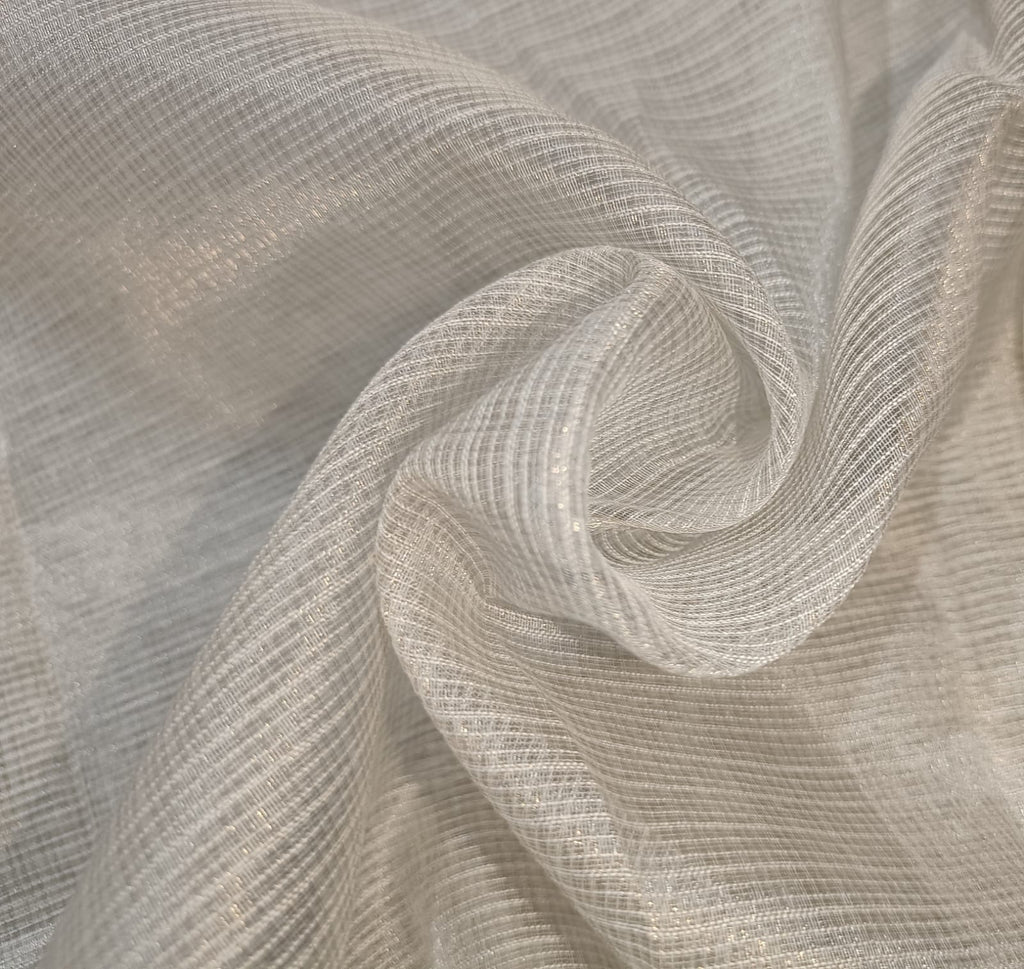 100%  Silk tissue plaids fabric 44" wide [12386/87]