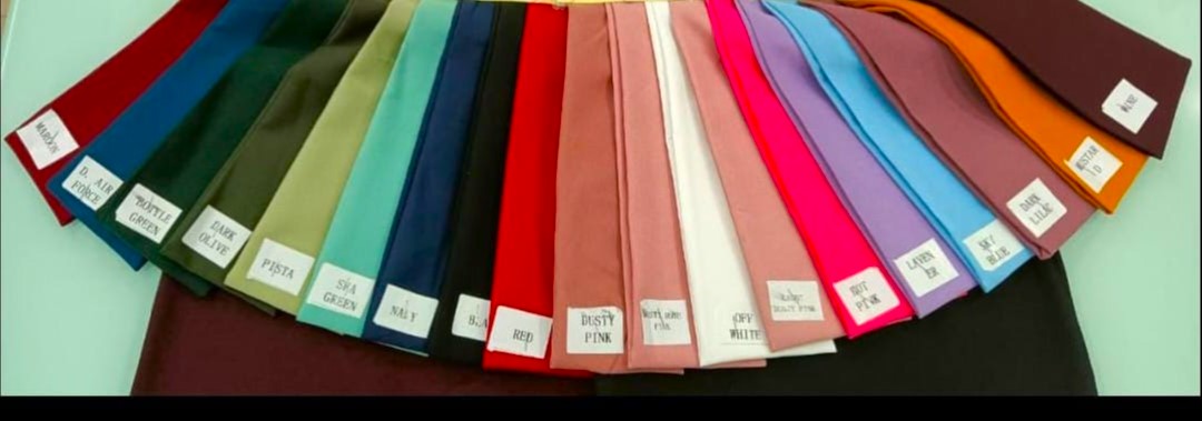 Polyester crepe lycra fabric 58" wide