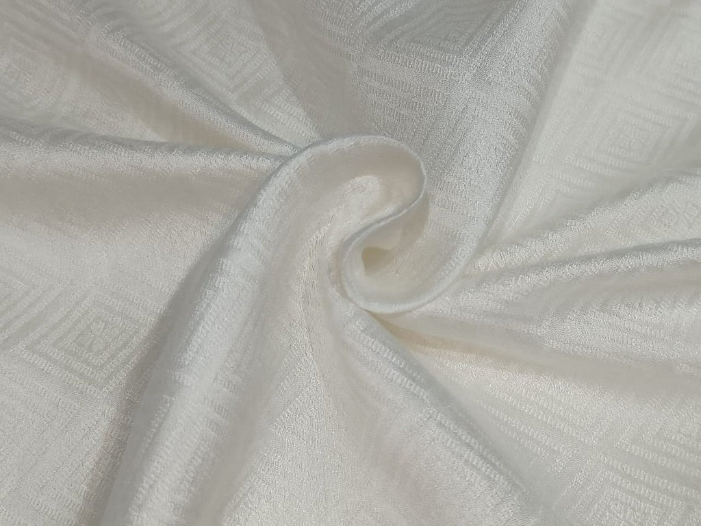cotton x silk 35% cotton 65% silk jacquard fabric 44&quot;