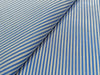 100% SILK dupion  blue/white Colour stripe Dupioni fabric  DUP#S9[1]
