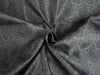 BROCADE FABRIC FOREST GREY,ROYAL BLUE X METALLIC GOLD