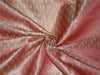 BROCADE FABRIC PINK X GOLD COLOUR 44&quot;