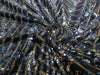 Full Sequence Net Fabric NAVY BLUE AND GOLD Color 58&quot; Wide FF32