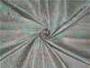 SILK BROCADE VESTMENT FABRIC SKY BLUE &amp;Gold COLOR 44&quot; bro352[2]