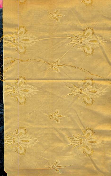 silk taffeta jacquard 54&quot;-bronze / gold -under production - The Fabric Factory