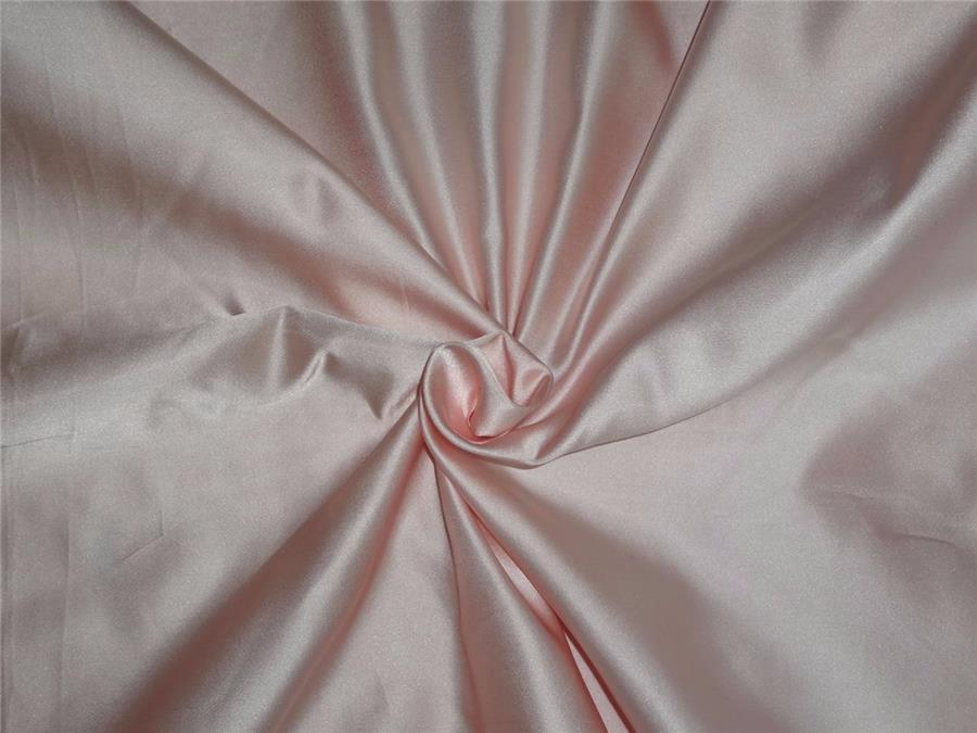 DUTCHESS SATIN PINK PEACH COLOR 55% SILK,45% VISCOSE 54&quot;INCHES-37 mm weight [6368]