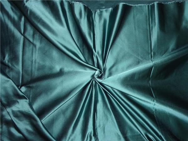 66 MOMME SILK DUTCHESS SATIN FABRIC BOTTLE GREEN COLOR 60&quot; wide