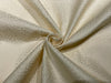 100% Silk taffeta Jacquard fabric GOLD, IVORY, ROSE PINK color 54" wide TAFJ10