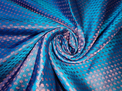 Pretty Pure Silk Broacde Fabric available in 3 colours BRO59