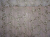 100%SILK georgette fabric gold embroidered 44&quot; B2#89[4]