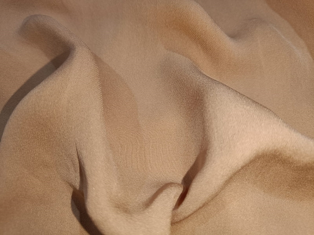 100% Silk Georgette Fabric 54" wide 23.81mm/90grams available in five colors