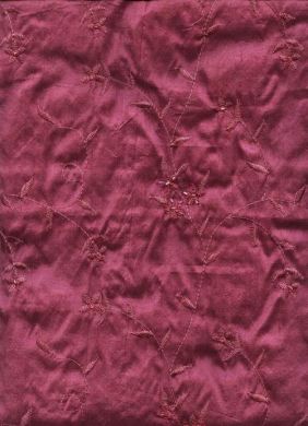 Silk Dupioni 44&quot;amethyst beaded embroidery