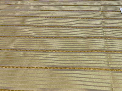 100% silk taffeta jacquard gold stripes 54" wide TAFJ13[1]