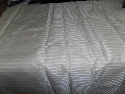 SILK ORGANZA FABRIC W/THIN SATIN STRIPES