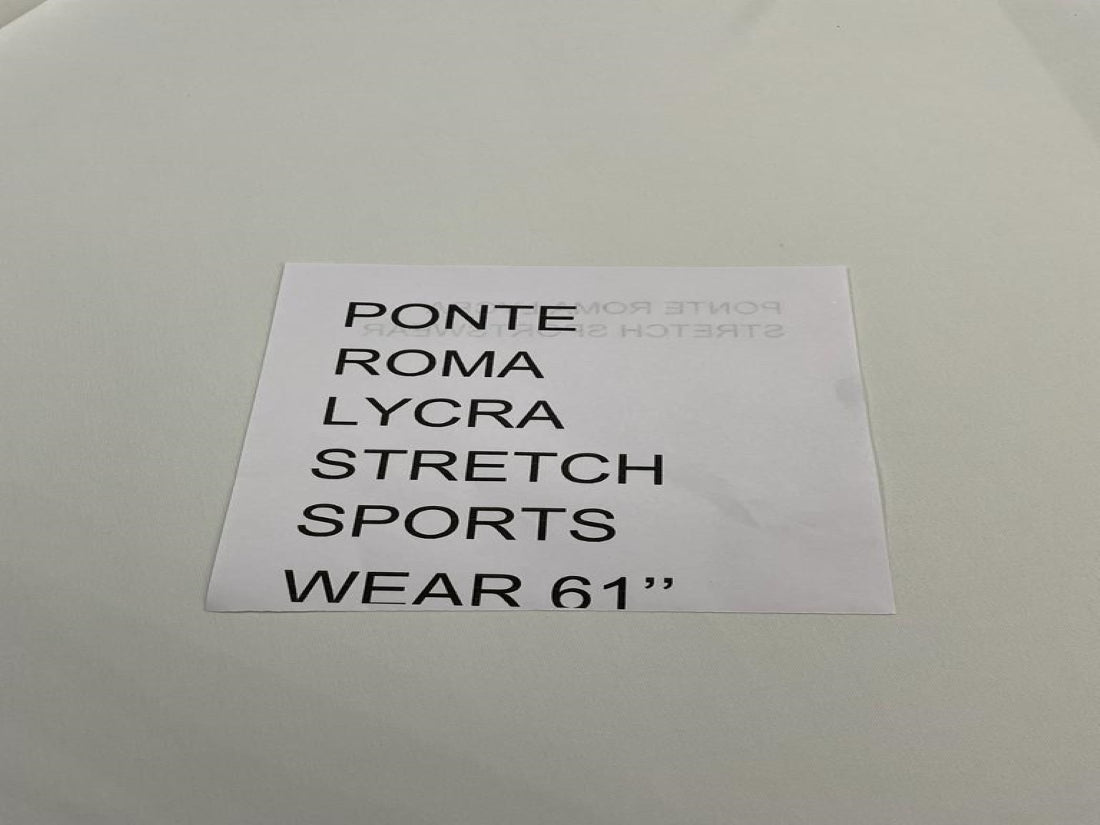 Ponte Roma Lycra Stretch Sports Wear 61&quot; wide