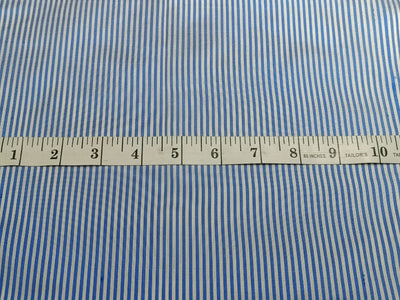 100% SILK dupion  blue/white Colour stripe Dupioni fabric  DUP#S9[1]