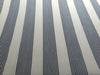 100% linen x cotton fabric Ivory With Navy Stripe 58" wide