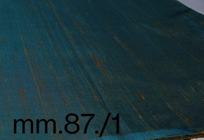 100% pure silk dupioni fabric COPPER BLUE 54" wide with SLUBS MM87[1]
