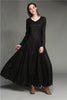 100 % pure linen fabric black colour 58" wide [76]