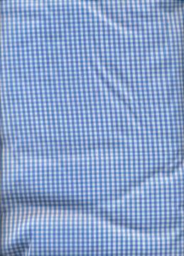 silk dupioni small blue plaids 54&quot;wide - The Fabric Factory