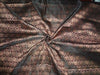 Spun Silk Brocade fabric Black,Red &amp; Metallic Gold Colour