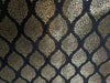Brocade jacquard fabric black red and gold color 44" wide BRO839[1]