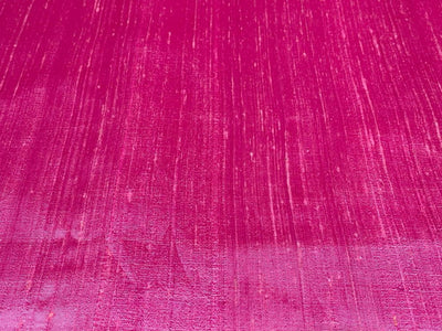 100% Pure SILK Dupioni FABRIC pink color 54&quot; with slubs