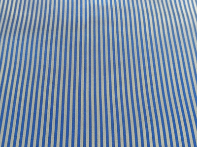 100% SILK dupion  blue/white Colour stripe Dupioni fabric  DUP#S9[1]