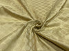 100% Silk taffeta jacquard gold fabric 54" wide TAFJ13[3]