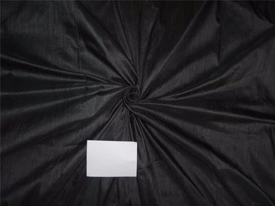 100% PURE SILK DUPION FABRIC CHARCOAL GREY color 54&quot; wide WITH SLABS MM73[4]