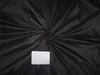 100% PURE SILK DUPION FABRIC CHARCOAL GREY color 54&quot; wide WITH SLABS MM73[4]