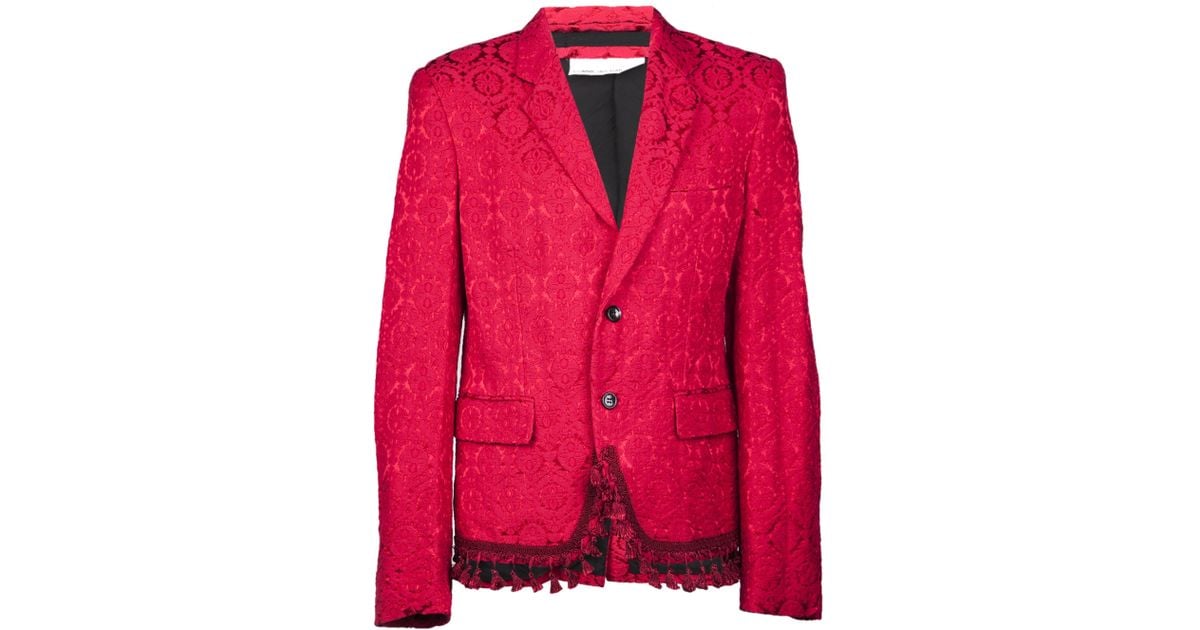 Silk Brocade Vestment Fabric Red BRO153[1]