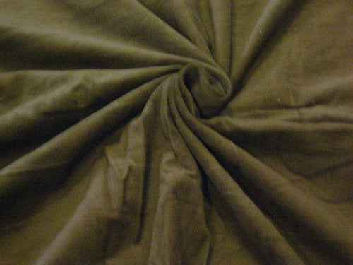 COTTON CORDUROY Fabric Forest Green color